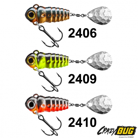 3 LEURRES CRAZY BUG 4g SPINMAD PACK N°01 / Spinners/Buzzbaits