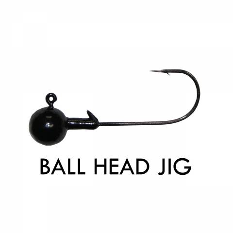 Têtes Plombées Ball Head Jig hameçons Gamakatsu / Leurres souples